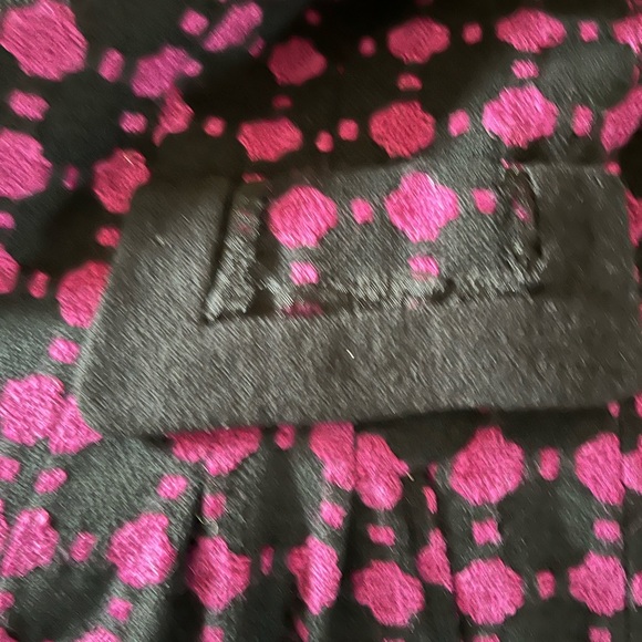 NWT Kensie coat with lace trim and bow on back size large - Picture 6 of 13